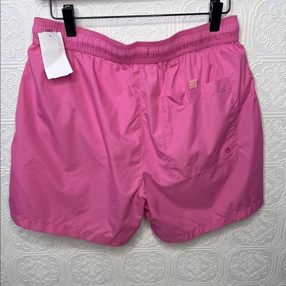 TOPMAN | Drawstring Pink Swimtrunks - Picture 4 of 11